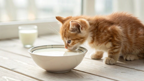 Czy kot może pić mleko?