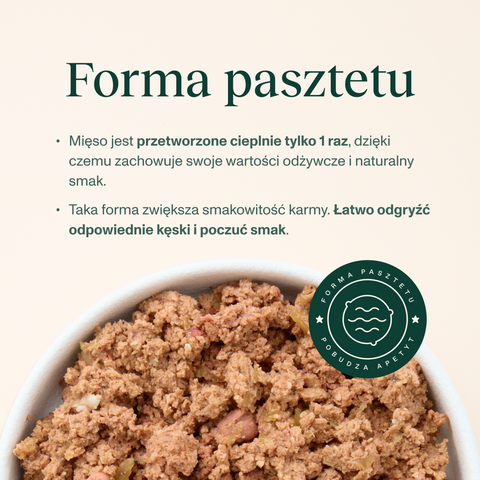 Indyk z dzikiem karma Premium+ dla kota