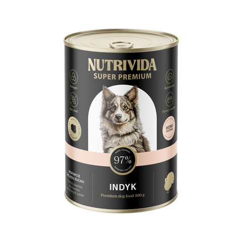 Indyk karma Super Premium dla psa