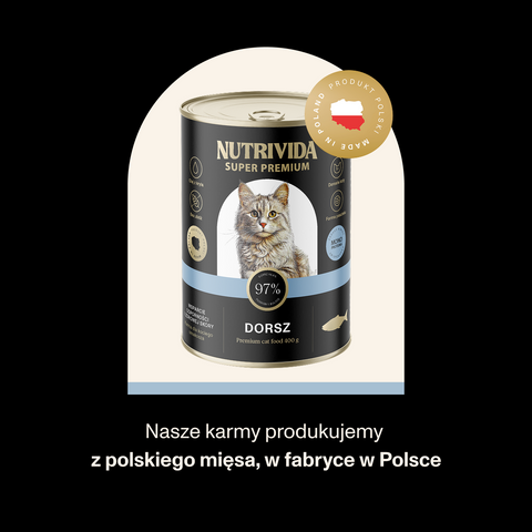 Dorsz karma Super Premium dla kota