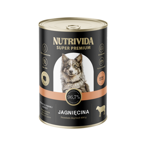 Jagnięcina karma Super Premium dla psa