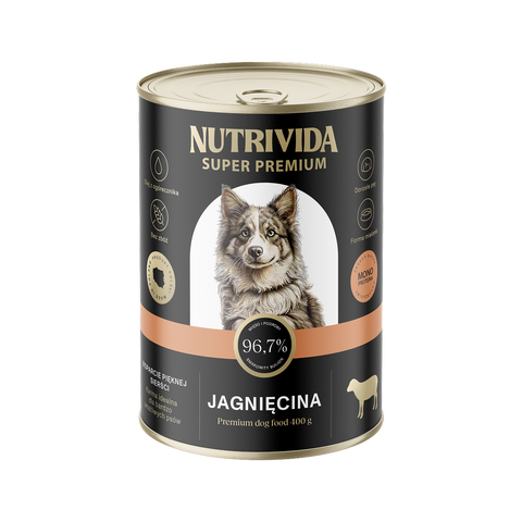 Jagnięcina karma Super Premium dla psa