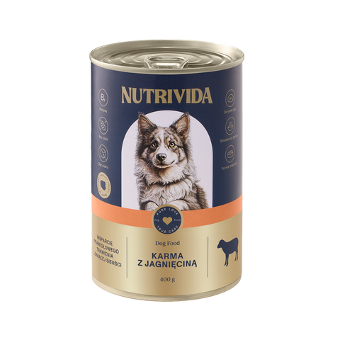 Karma mokra dla psa z jagnięciną
