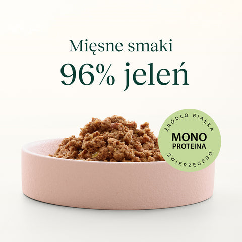 Jeleń karma Super Premium dla psa