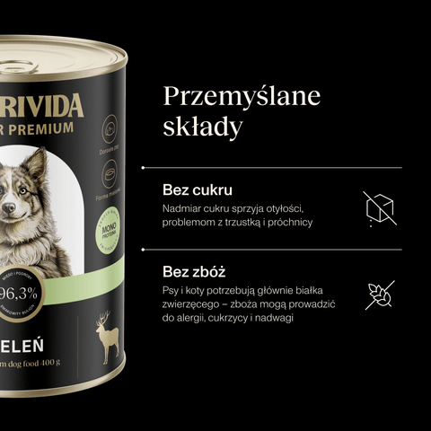 Jeleń karma Super Premium dla psa