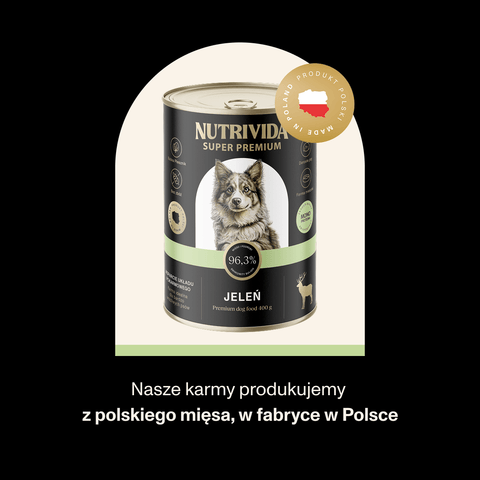 Jeleń karma Super Premium dla psa