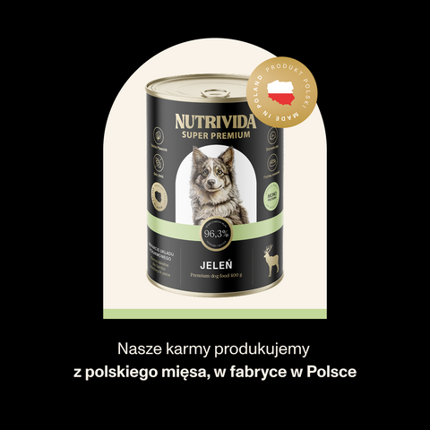 Jeleń karma Super Premium dla psa