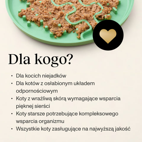 Łosoś karma Super Premium dla kota